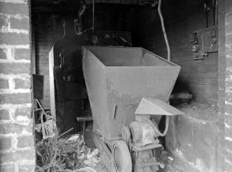 Glasgow, Clydebridge Steel Works, Interior
View of joiners shop showing heating boiler with stoker