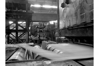 Glasgow, Clydebridge Steel Works, Interior
View showing plate shear