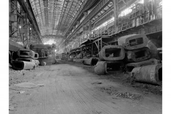 Glasgow, Clydebridge Steel Works, Interior
View showing casting bay