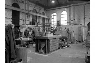 Glasgow, Clydebridge Steel Works, Interior
View showing old power station, now electricians' shop