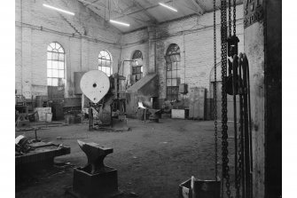 Glasgow, Clydebridge Steel Works, Interior
View showing smithy