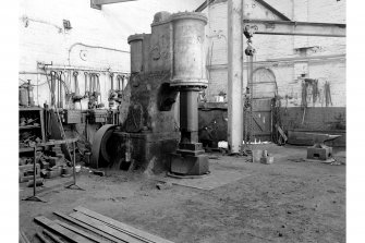 Glasgow, Clydebridge Steel Works, Interior
View showing 15 cwt massey hammer 31159, ex Mossend