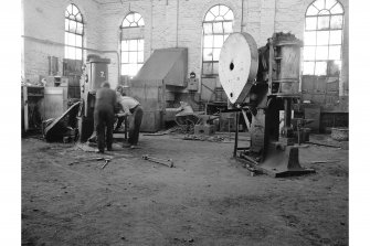 Glasgow, Clydebridge Steel Works, Interior
View showing smithy