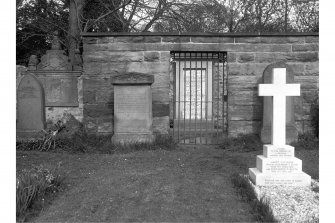 Cramond Church, graveyard
Detail of tombstones