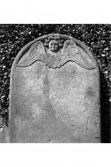 Cramond Church, graveyard
Detail of tombstone of George Sheiell