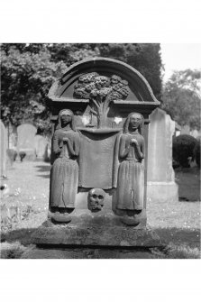 Cramond Church, graveyard
Detail of tombstone of Robert Haig