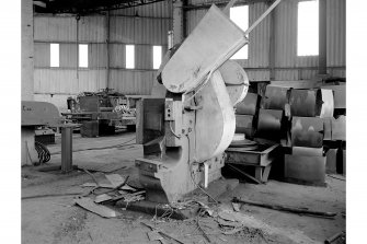 Motherwell, Dalzell Steel Works, Interior
View of boilermakers' shop showing punching and shearing machine