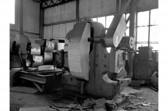 Motherwell, Dalzell Steel Works, Interior
View of boilermakers' shop showing punching and shearing machine