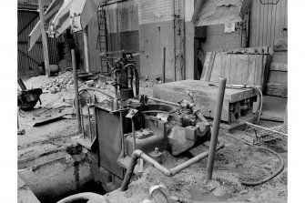 Hamilton, Fullwood Foundry, Interior
View showing moulding machine being dismantled