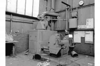 Hamilton, Fullwood Foundry, Interior
View of dressing shop showing grinder with dust extractor