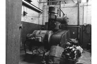 Hamilton, Fullwood Foundry, Interior
View showing sentinel reciprocating compressor, made Polmadie (23B size 6, number 6949)