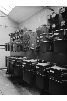 Hamilton, Fullwood Foundry, Interior
View showing switchboard (M and C switchgear) (50T393) installed James Kirkpatrick and Sons Limited, Paisley