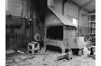 Hamilton, Fullwood Foundry, Interior
View of smithy showing fire