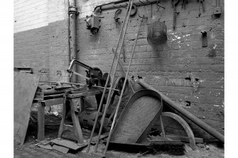 Hamilton, Fullwood Foundry, Interior
View of smithy showing small power hacksaw