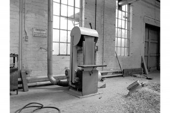 Hamilton, Fullwood Foundry, Interior
View of pattern shop showing Matthew Wylie vertical sander