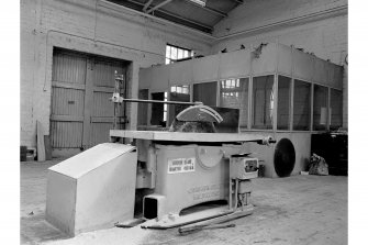 Hamilton, Fullwood Foundry, Interior
View of pattern shop showing Sagar saw (A547K48)