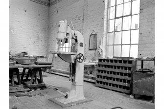 Hamilton, Fullwood Foundry, Interior
View of pattern shop showing Wadkin drill (LMD489)