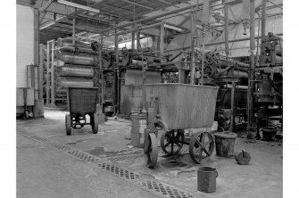 Dundee, Princes Street, Upper Dens Mills, Interior
View of fulling house showing solution tubs