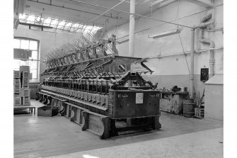 Dundee, Princes Street, Upper Dens Mills, Interior
View of fulling house showing machine
