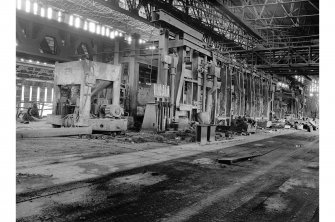 Motherwell, Lanarkshire Steelworks, Interior
View showing open hearth shop