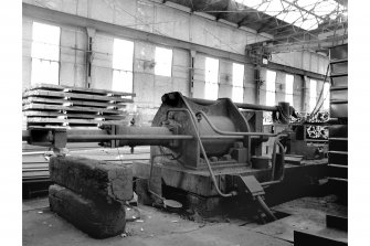 Motherwell, Lanarkshire Steelworks, Interior
View showing hydraulic press