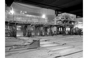 Motherwell, Lanarkshire Steelworks, Interior
View showing rolling machine