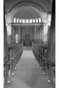 St Cuthbert's Church, interior.
General view of nave from West.