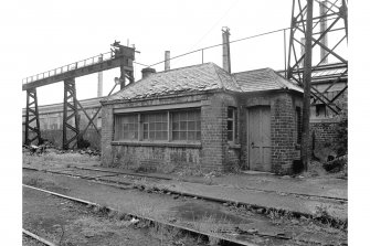 Motherwell, Lanarkshire Steelworks
View from S showing SSW front of weighbridge