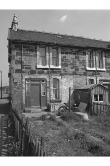 Hallside Steelworks, 1-28 Village Road, Terraced Houses
View from WNW showing WNW front of number 23 and part of WNW front of number 24