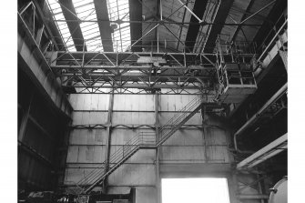 Gartcosh Steelworks, Interior
View of shop showing crane