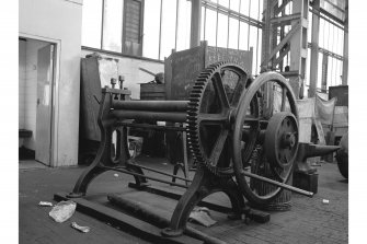 Gartcosh Steelworks, Interior
View showing hand bending rolls