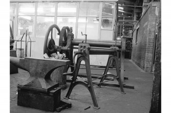 Gartcosh Steelworks, Interior
View showing hand bending rolls