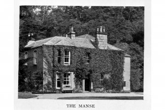 Edinburgh, Dell Road, Colinton Manse
View of main entrance front of Colinton Manse
Copied from 'Colinton Old and New'
