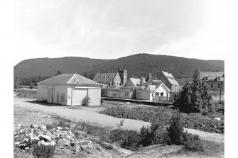 Ballater Station
General view, goods shed in foreground