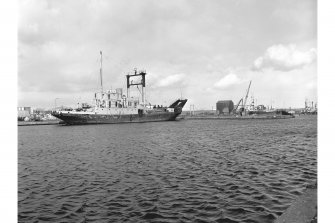 Grangemouth, Harbour and Docks
View showing ship