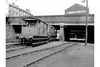 Glasgow, General Terminus Quay
View of railway yard and locomotive