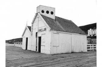 Innellan, Pier
View from ENE showing NE and SE fronts of pier building