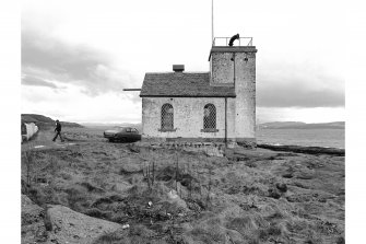 Toward Point, Toward Point Lighthouse, Foghorn House
View from SW showing SW front