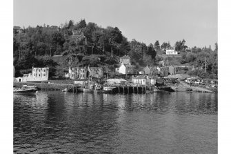 Oban, South Pier
View from N showing NE front of South Pier with Piermaster's House, slipway and part of Oban Village in background