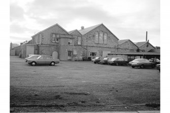 Inverness, Lochgorm Railway Works 
View from W showing WSW front