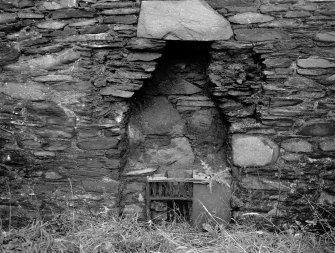 Belnahua Slate Quarry
View of narrowed fireplace in worker's cottage