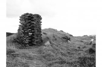 Belnahua Slate Quarry
View of chimney to rear of boiler house