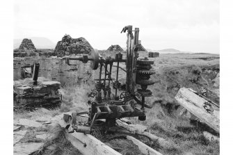 Belnahua Slate Quarry
View of remains of steam driven derrick crane
