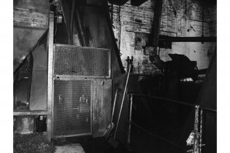 Lugar Briquette Works; Interior
View of conveyor belt machinery