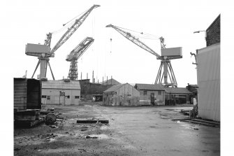 Glasgow, Scotstoun Shipbuilding Yard
View of cranes from E