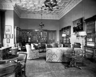 Poltalloch House
Interior - view of the Red Library