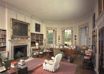 Strachur House
Interior - view of first-floor study from west