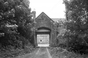 Kilmory Castle, steading: View of service block to Kilmory Castle (steading?) from NW