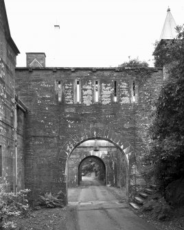 Kilmory Castle
View of north archways from east