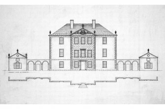 Barbreck House
Photographic copy of drawing showing main elevation of Barbreck House